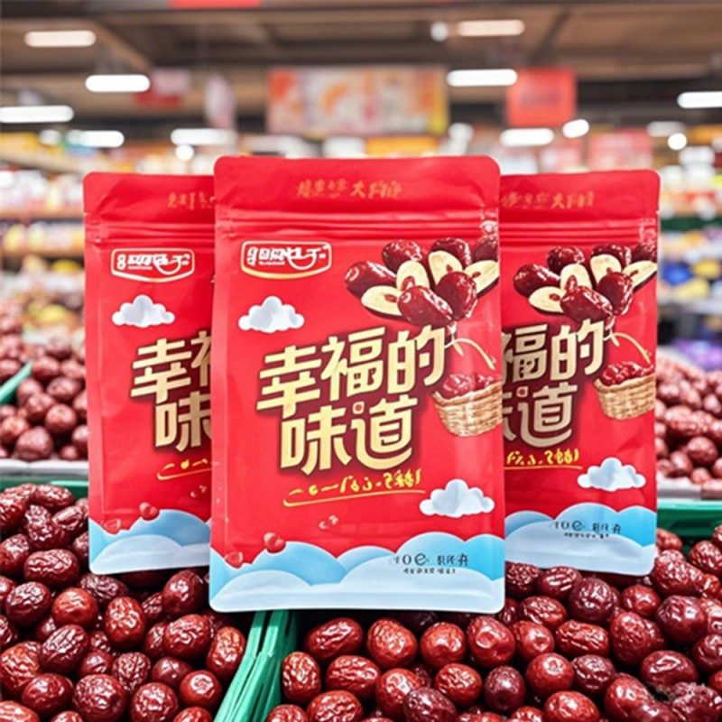 Otte kant forseglet lynlås taske