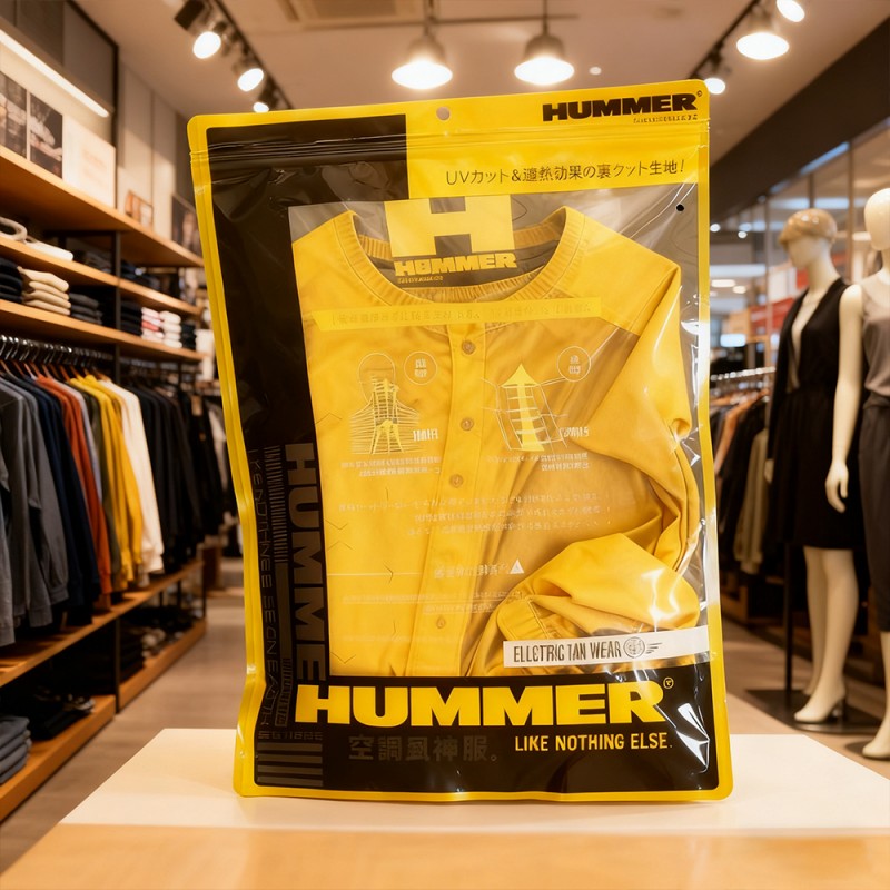 PET lamineret lynlås stand-up taske